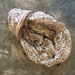 Leopard Print Infinity Scarf